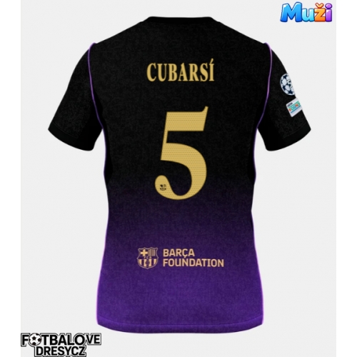 Barcelona Pau Cubarsi #5 Venkovní Dres 2026-27 Krátký Rukáv Barcelona Pau Cubarsi #5 Venkovní Dres 2026-27 Krátký Rukáv